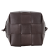 Small Intrecciato Bucket Bag, &pound;375, Handbags, Brown, Leather, Top view